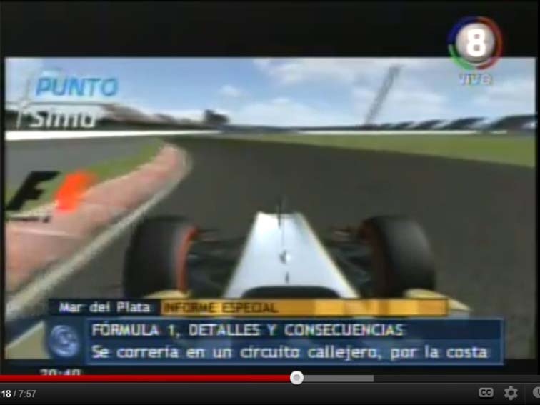 Video: Segunda Parte del Informe Especial sobre la Fórmula 1 en Mar del Plata (Canal 8 de Mar del Plata)
