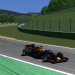 Vuelta virtual en el circuito de Spa de F1